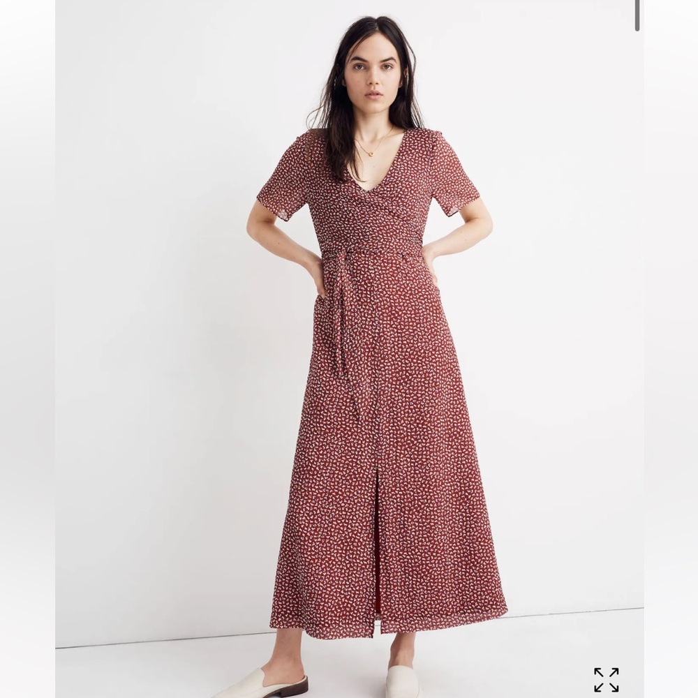 Madewell Wrap Around Maxi Dress